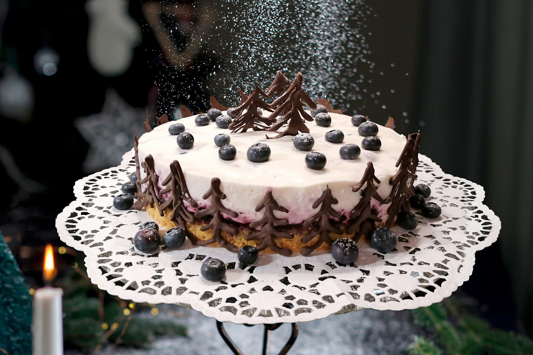 Heidelbeer-Joghurt-Torte